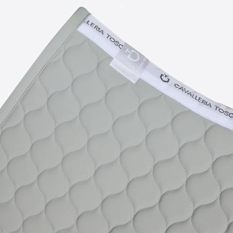 Tapis de selle Circular Quilted Gris - Cavalleria Toscana - Respirant