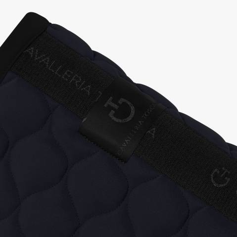 Tapis de selle Circular Quilted Gris fonc&eacute; - Cavalleria Toscana - Respirant
