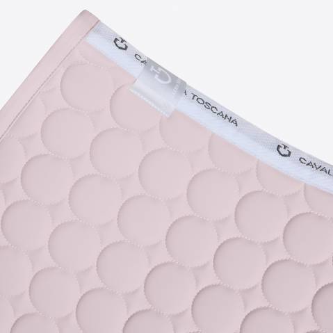 Tapis de selle Circle Quilted Rose - Cavalleria Toscana - Jersey respirant