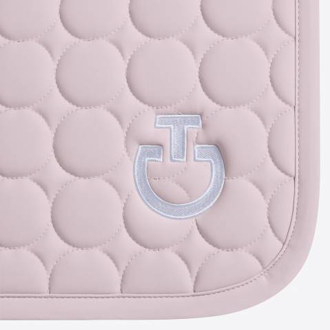 Tapis de selle Circle Quilted Rose - Cavalleria Toscana - Jersey respirant