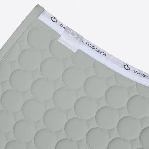 Tapis de selle Circle Quilted Gris clair - Cavalleria Toscana - Jersey respirant