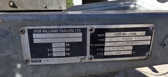 Van ifor williams hb506