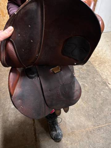 Selle delgrange 16 pouce tr&egrave;s rare 