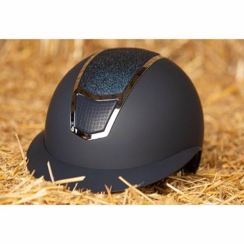 Casque d'&eacute;quitation Mont Blanc Sparkle Bleu &ndash; Harry's Horse
