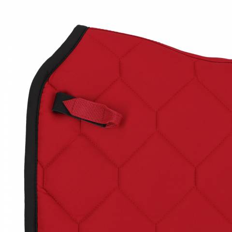 Tapis de selle Oakleigh - QHP - Rouge profond avec strass