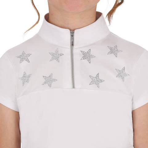 Polo de concours Junior Jipp - QHP - &Eacute;toiles en strass