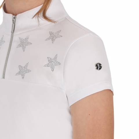 Polo de concours Junior Jipp - QHP - &Eacute;toiles en strass