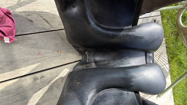 Wintec Isabell werth - sella dressage nera mista 17