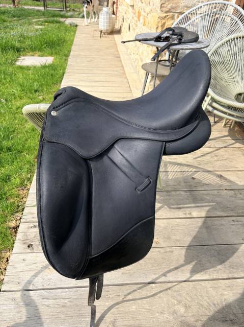 Wintec Isabell werth - sella dressage nera mista 17