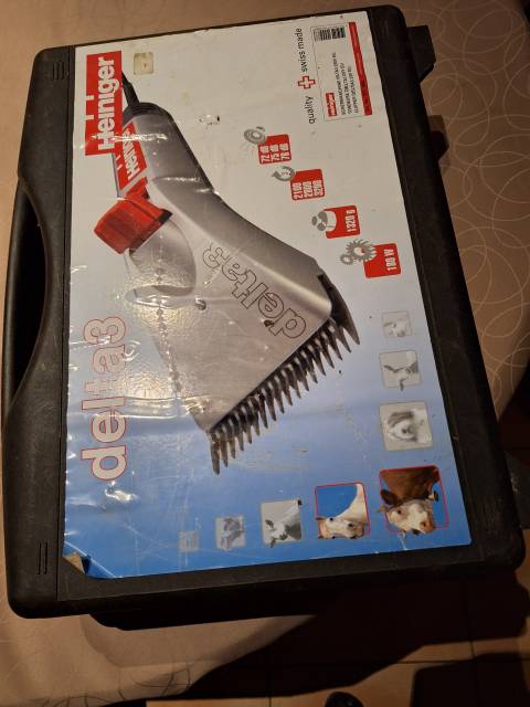 tondeuse heiniger delta 3 pour chevaux