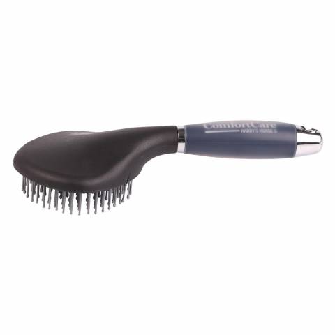 Brosse &agrave; crins ComfortCare - Harrys Horse - Poign&eacute;e gel ergonomique