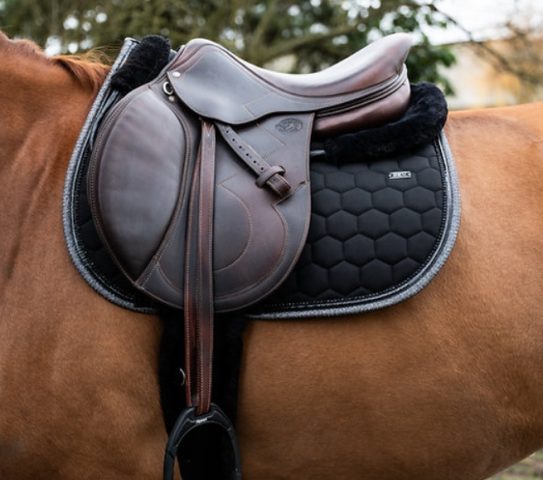 Tapis de selle Atlas Noir - GEM - Élégance et confort