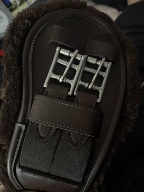 Sangle courte anatomique Kentucky marron 