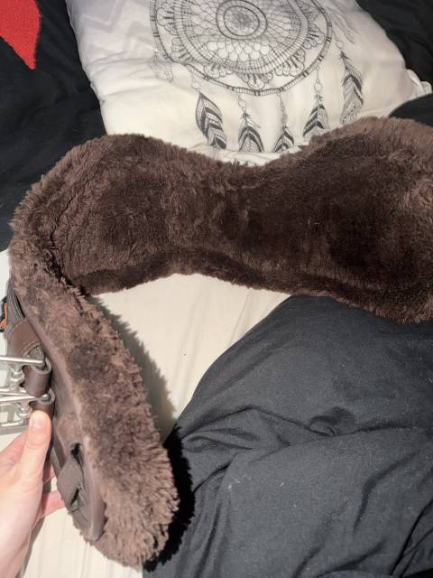 Sangle courte anatomique Kentucky marron 