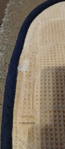 Tapis bleu Taille cob poney