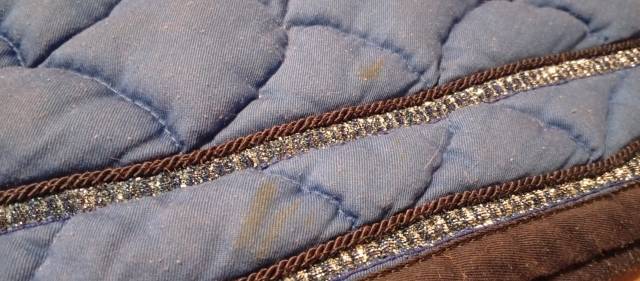 Tapis bleu Taille cob poney