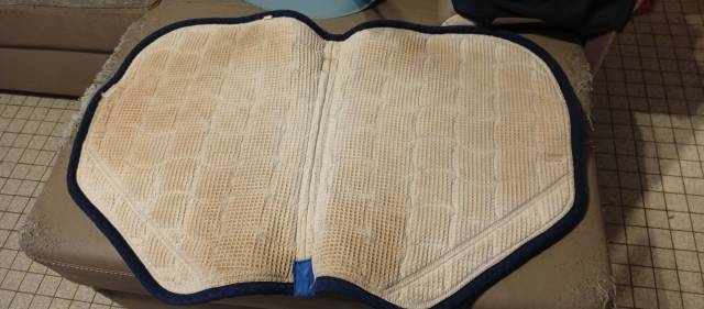 Tapis bleu Taille cob poney