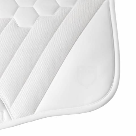 Tapis de selle de saut Ridertechnology Blanc - Equestro - Tissu respirant