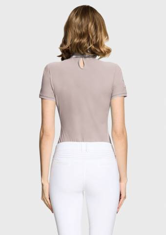 Polo de concours Lea Crystal - Samshield - Tissu stretch