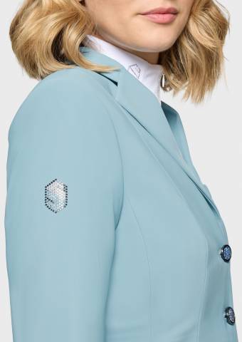 Veste de concours Victorine Crystal Fabric - Samshield - D&eacute;tails en cristaux