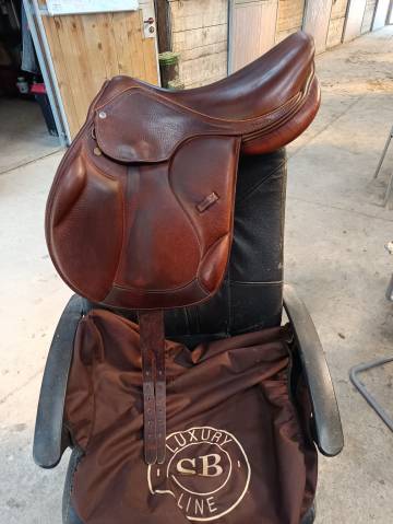 Selle monoquartier cross Baude, 17,5