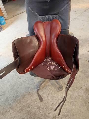 Selle monoquartier cross Baude, 17,5"