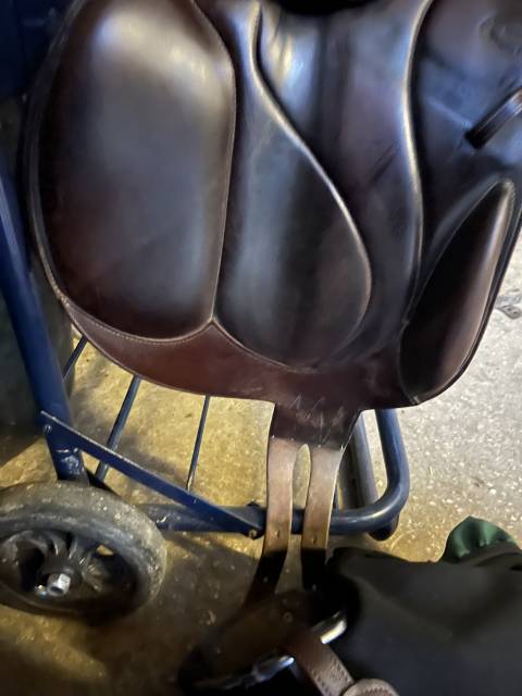 Selle devoucoux Chiberta O  Taille 17 P 