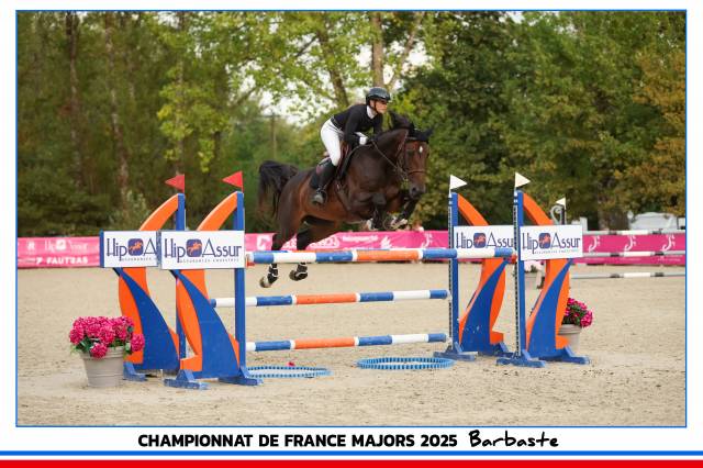 Jument 8 ans gp 125 am elite & championne france 25