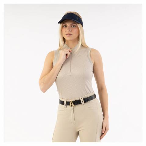 Polo sans manches SS26 - Anky - Tissu polygi&egrave;ne