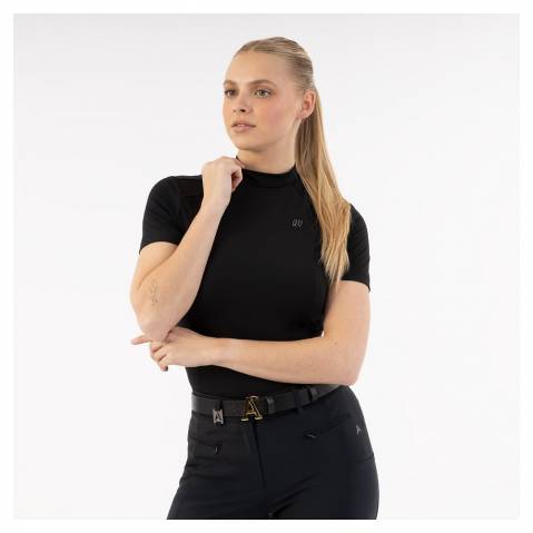 Tee-shirt d'entra&icirc;nement mockneck - Anky - Tissu technique