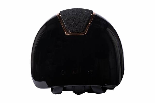 Casque Lady Shield Brillant - HKM - Glossy avec strass