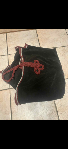 Couvre reins Greenfield noir / bordeaux