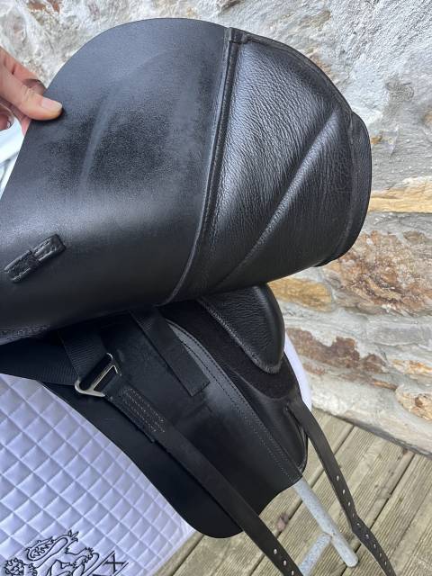 Selle dressage Fairfax Low Wither 17 pouces 