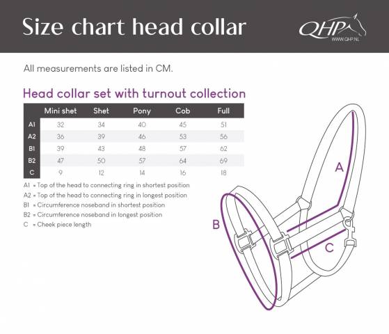 Licol rembourr&eacute; avec longe SS26 - QHP