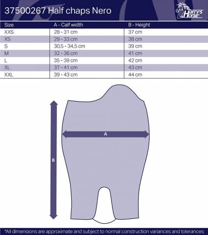 Mini chaps Nero - Harry's Horse - Cuir synth&eacute;tique