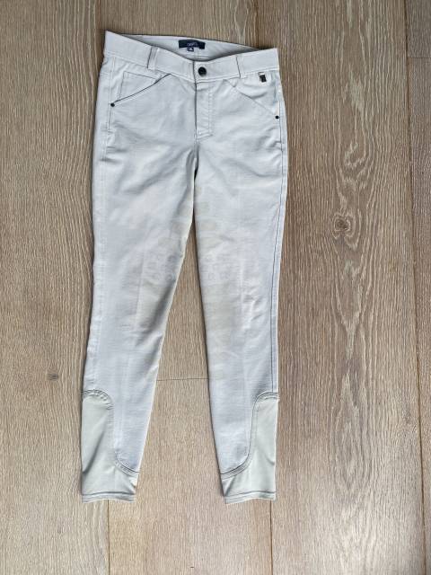 pantalon junior marque QHP beige taille 12 ans 