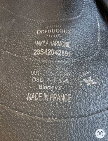 Selle devoucoux Makila harmonie 