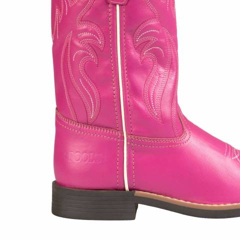 Bottes western ranch - Pool's - Rose - Confort et style