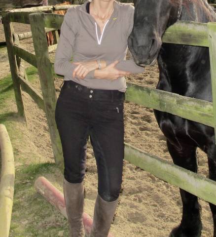 Pantalon full seat femme taille haute  T 38 