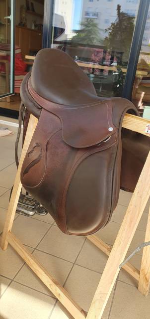 Selle&nbsp;neuve ANTARES OBSTACLE CONNEXTION GRAINE/17 pouce