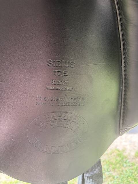 Selle Sirius Passier taille 17,5