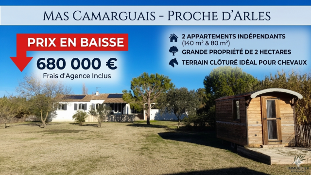 Mas camarguais prêt à accueillir vos chevaux
