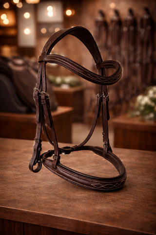 Filet anatomique cuir avec Rennes, neuf marron et full