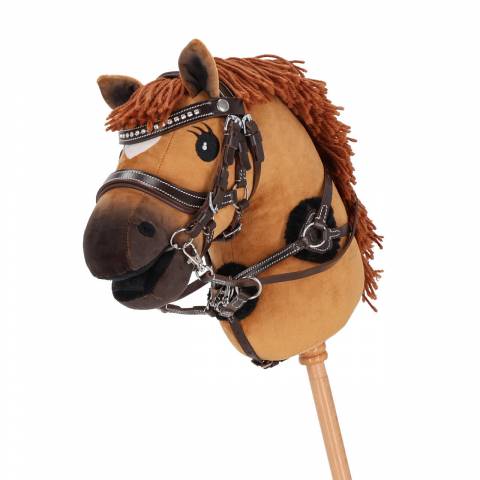Collier de chasse Dolly Hobby Horse - QHP - Cuir avec pads confort