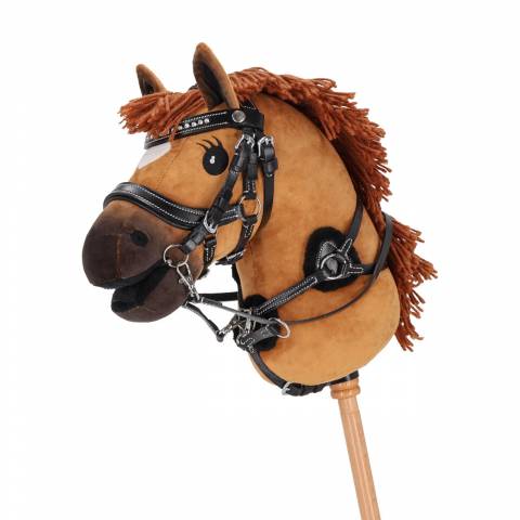 Collier de chasse Dolly Hobby Horse - QHP - Cuir avec pads confort
