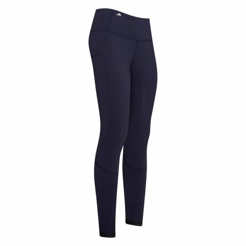 Pantalon d'équitation bleu marine ES Breez Full Grip pour enfant