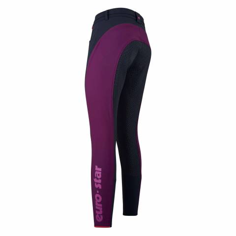Pantalon d'&eacute;quitation bleu marine Aiko Full Grip Essential pour femme