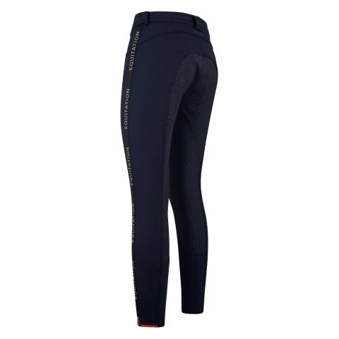 Pantalon d'équitation bleu marine ES Onyx Full Grip Essential pour femme