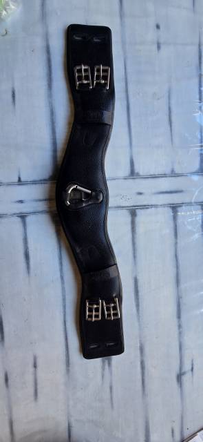 Sangle CWD noire en cuir 