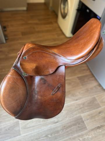Selle en cuir stübben